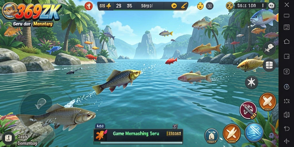 Tangkapan ikan yang menakjubkan dalam gameplay 369ZK.