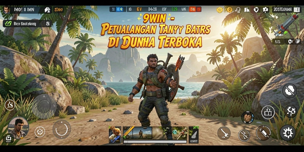 Screenshot utama 9WIN menampilkan aksi seru dalam dunia terbuka.