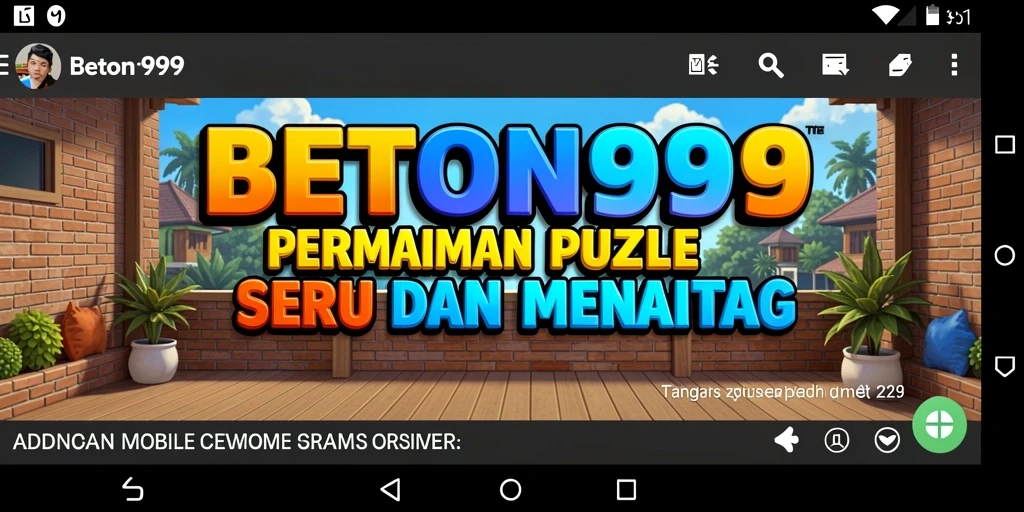 Tampilan gameplay BETON999 yang menarik dan penuh tantangan.