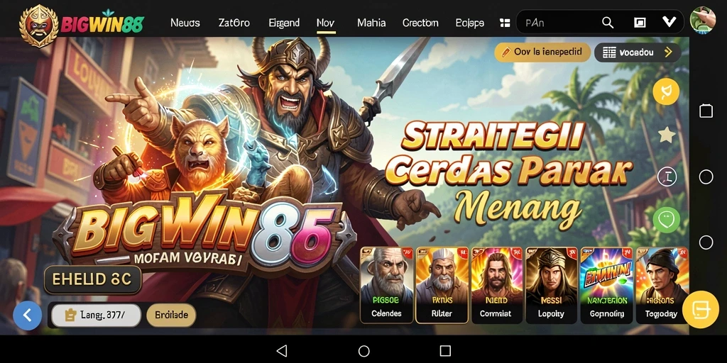 Tampilan gameplay menarik dari BIGWIN88 yang penuh strategi.