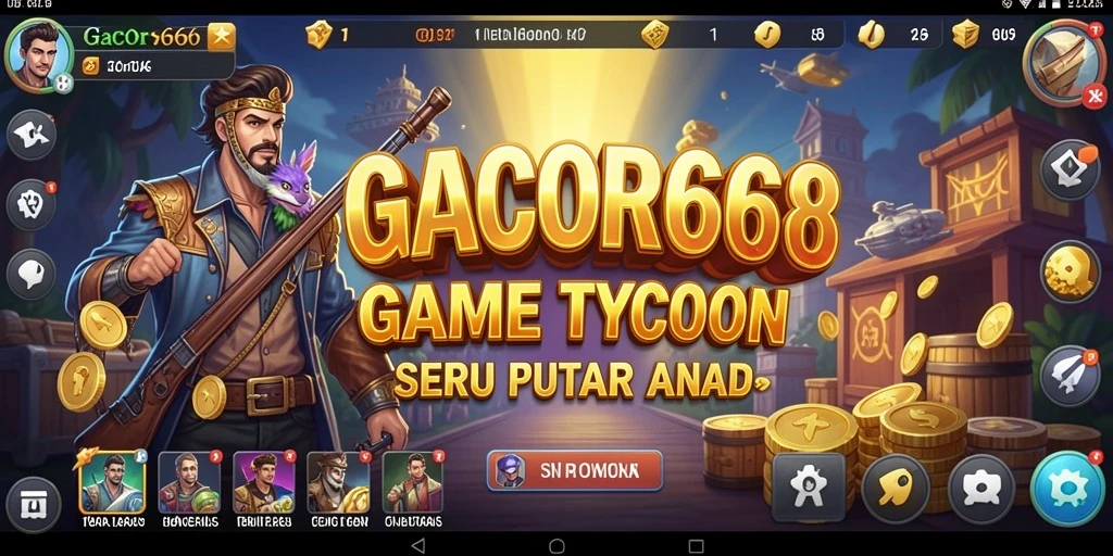 Screenshot utama GACOR668 menampilkan gameplay Tycoon yang menarik.