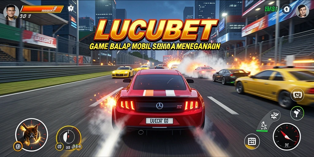 Screenshot gameplay balap di LUCUBET yang menarik.