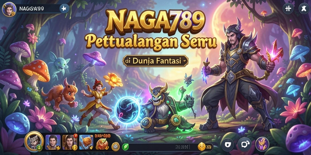 Screenshot NAGA789 menunjukkan gameplay seru dan dunia fantasi yang luas.