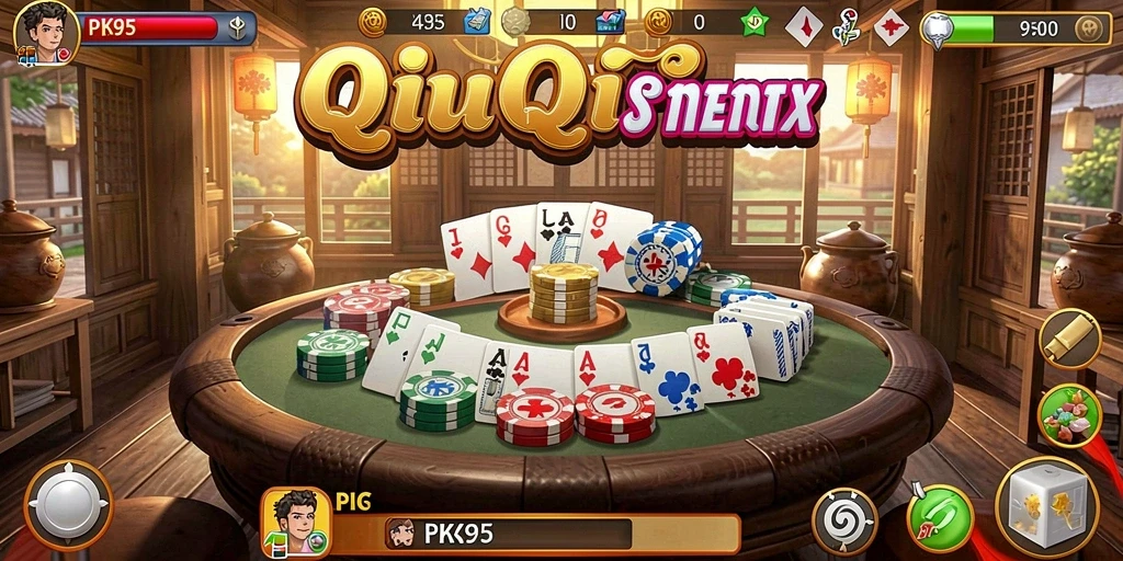 Gameplay seru QiuQiu di PK95 dengan interaksi menarik.
