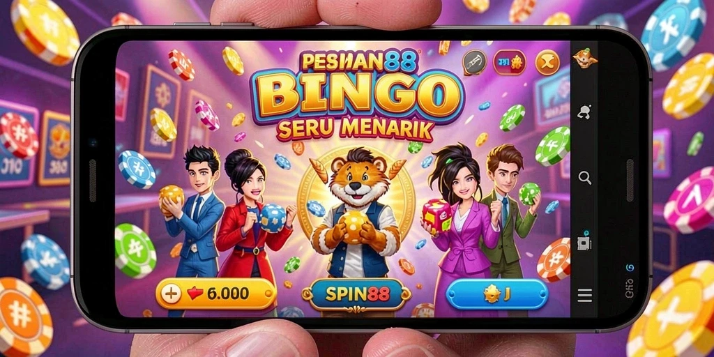 Tampilan gameplay SPIN88 yang seru dan menarik dalam permainan Bingo.