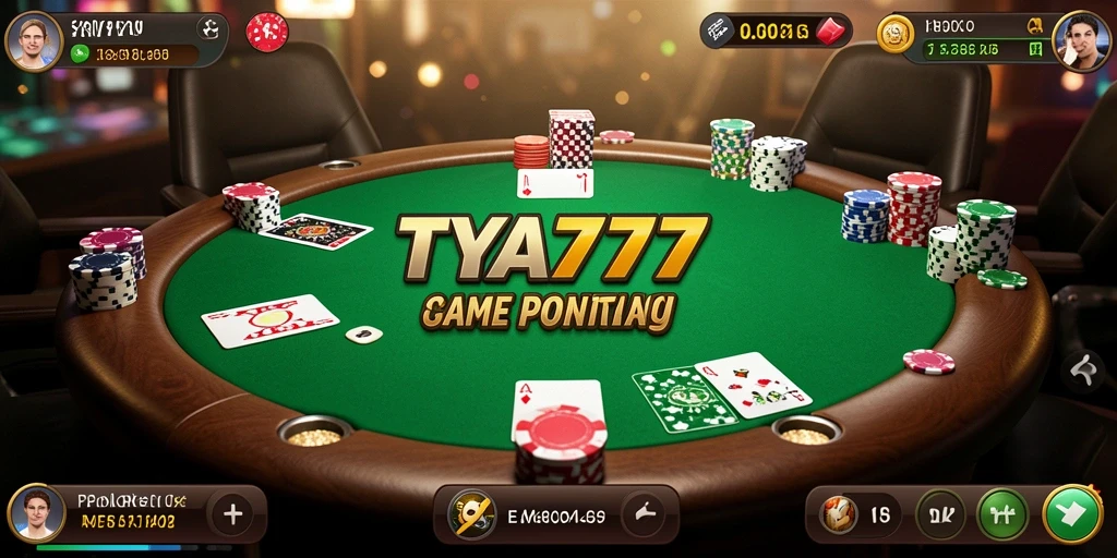 Gameplay seru dan menarik di TYA777 saat permainan poker.
