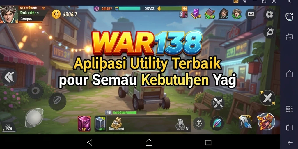 Tampilan antarmuka aplikasi WAR138 yang modern dan fungsional.