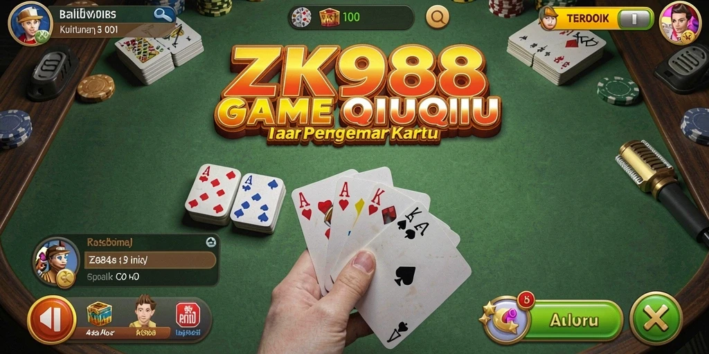 Screenshot gameplay QiuQiu ZK988 yang seru dan menantang.